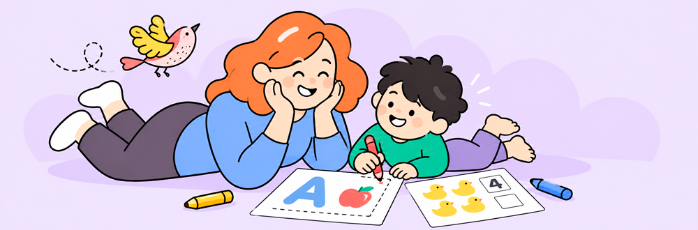 Развивающие занятия для детей 2–7 лет — материалы для скачивания